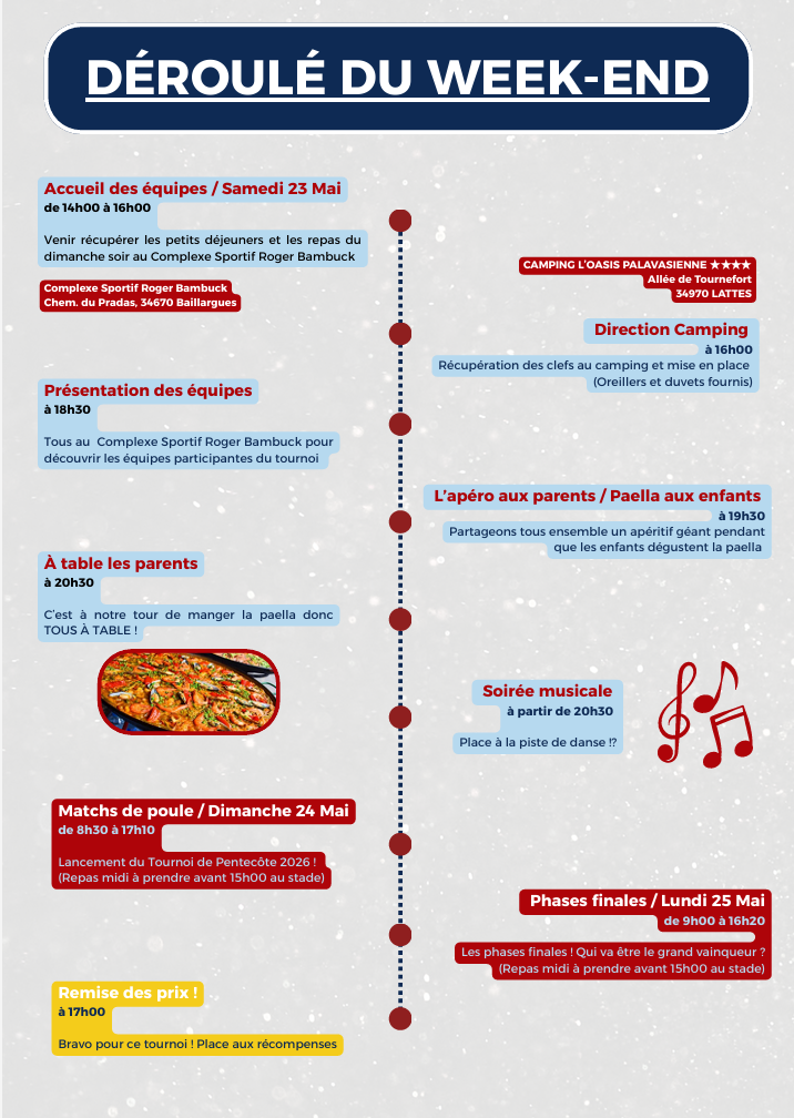Programme du Week-end